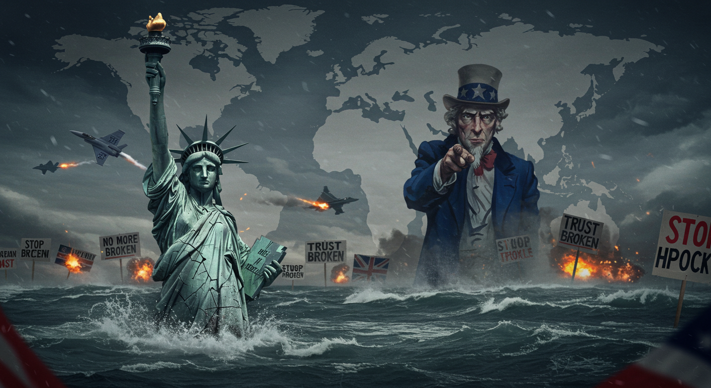 Serangan ke Iran: Bagaimana Kredibilitas Amerika Serikat Terkikis di Mata Dunia