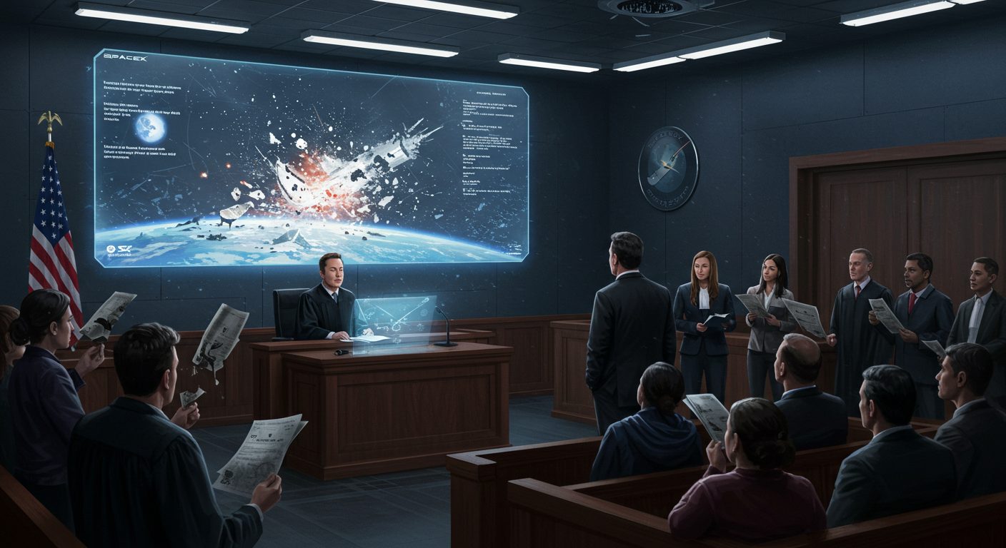 SpaceX milik Musk hadapi tuntutan hukum atas serpihan roket