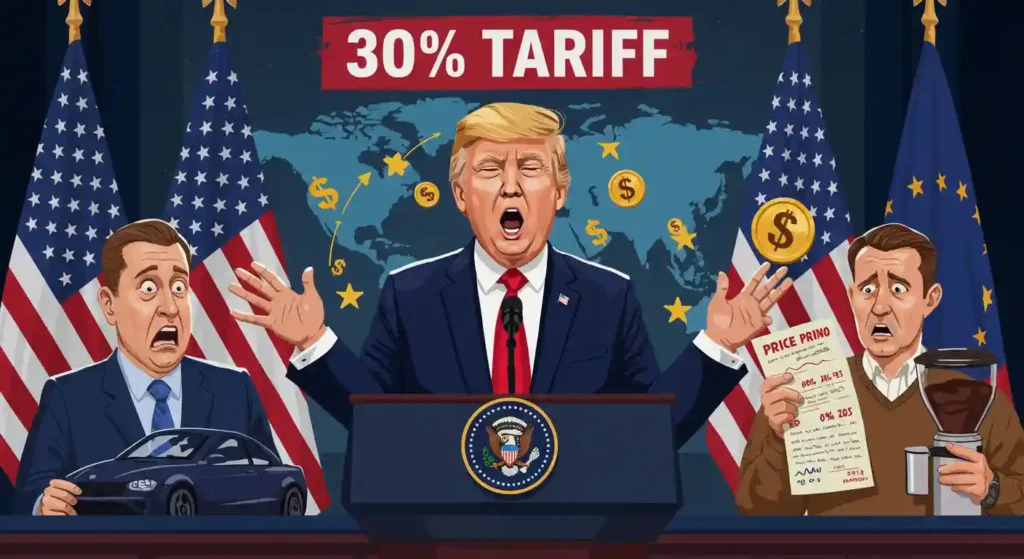Breaking! Trump Resmikan Tarif 30% untuk Uni Eropa & Meksiko: Apa Dampaknya untuk Dunia?