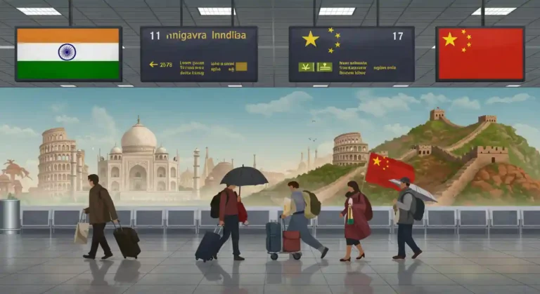 India Izinkan Kembali Visa Turis untuk Warga Tiongkok Politik, Ekonomi, dan Realitas di Balik Kebijakan