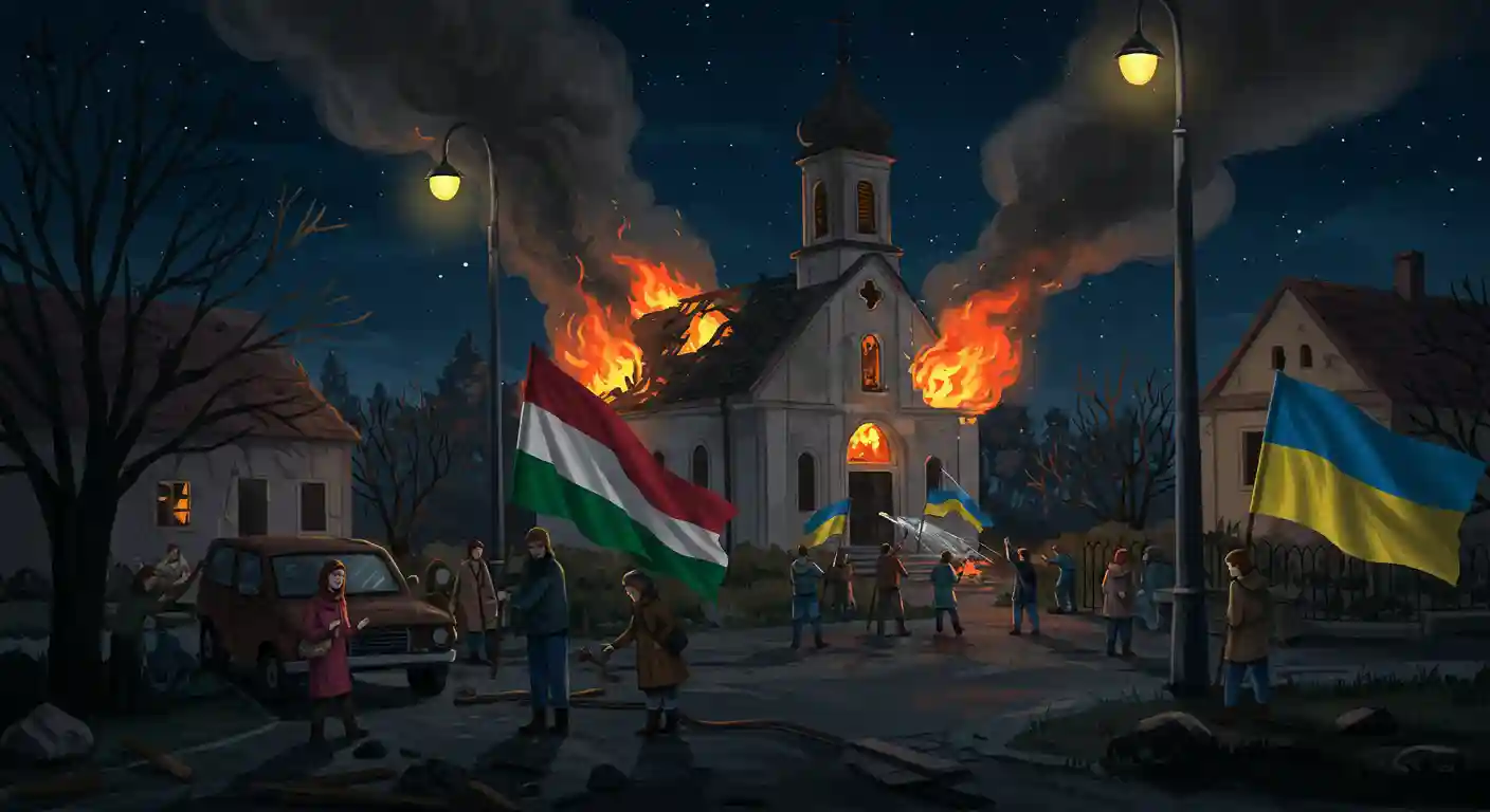 Ketika Konflik Merambah Tempat Ibadah Kasus Gereja Hungaria yang Dibakar di Ukraina
