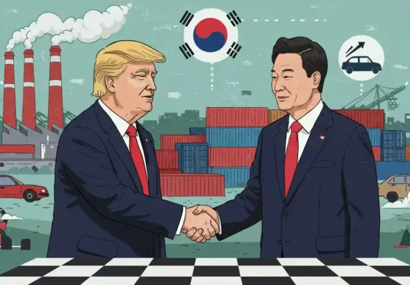 Membaca Strategi Trump Di Balik Pengumuman Kesepakatan Perdagangan dengan Korea Selatan