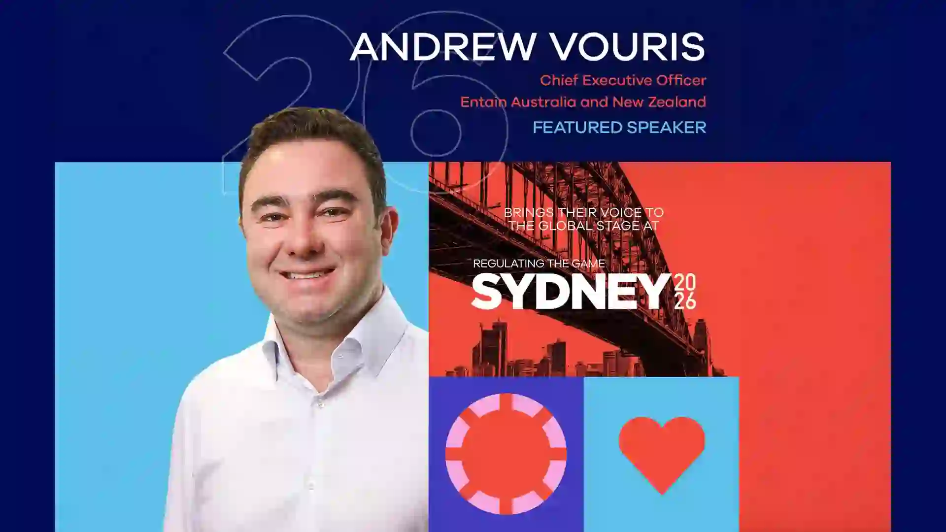Regulasi Permainan 2026 mengukuhkan CEO Entain ANZ Andrew Vouris sebagai pembicara utama