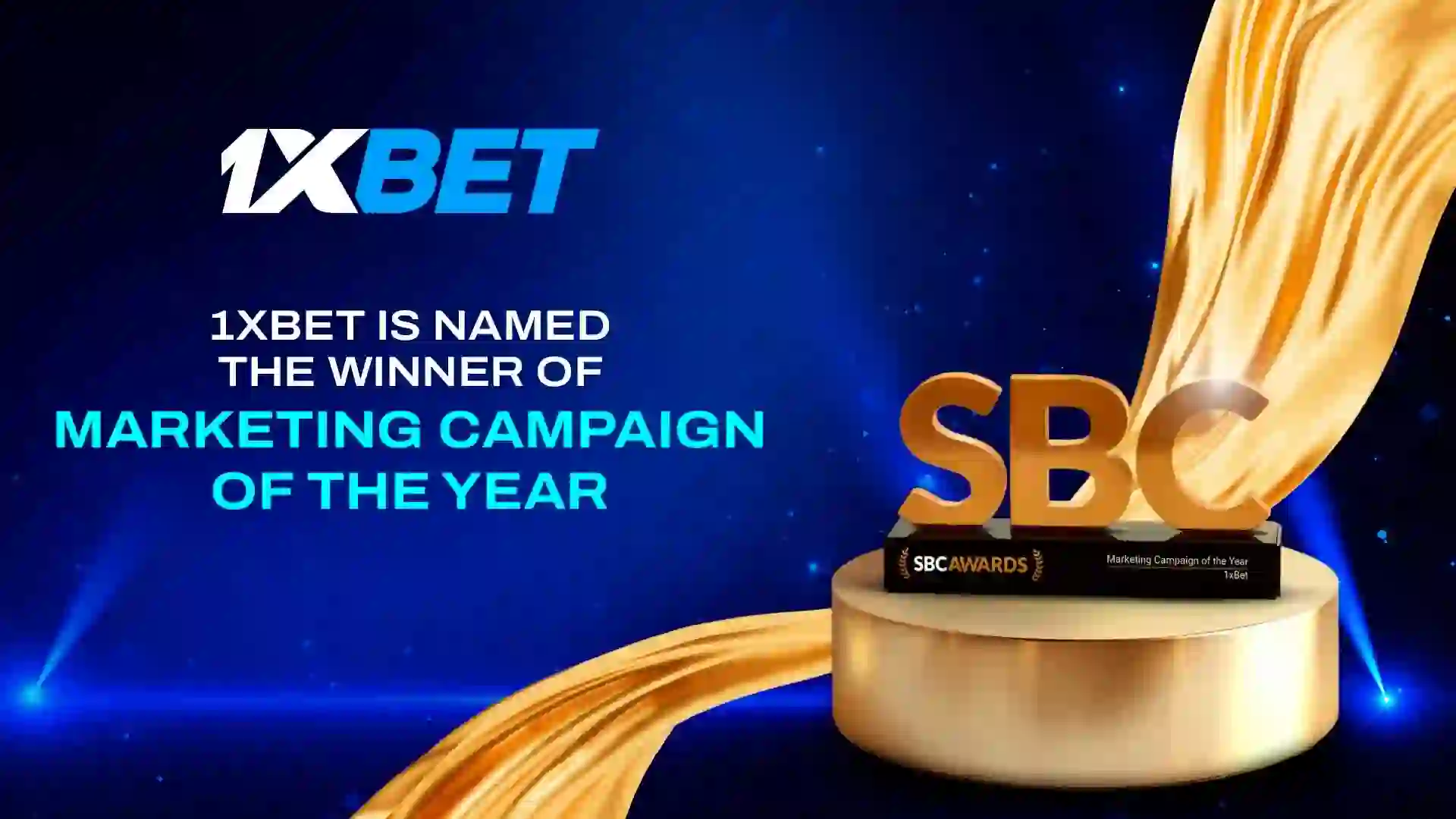 1xBet memenangkan ‘Kampanye Pemasaran Tahun Ini’ di SBC Awards Eropa 2025