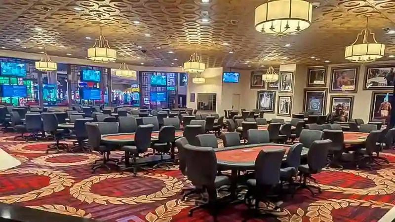 Ruang Poker Caesars Palace dibuka kembali di lokasi semula