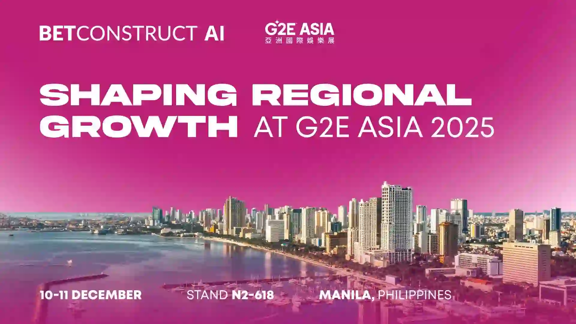 BetConstruct AI mempersiapkan pameran besar untuk G2E Asia 2025 di Manila